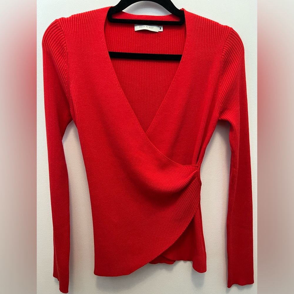 Which We Want - NEEDSUPPLY - Knit Wrap Top